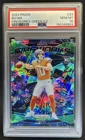 2024 Panini Prizm Bo Nix Fireworks RC Green Ice Rookie #23 Broncos PSA 10