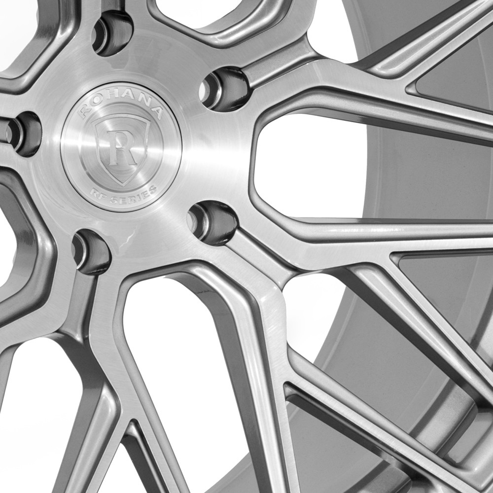 20" ROHANA RFX10 TITANIUM FORGED CONCAVE WHEELS RIMS FITS AUDI R8
