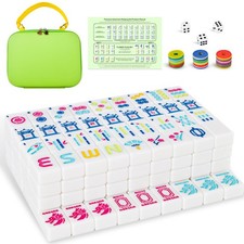 American Mahjong Tiles 1.2 Tiles Only , 166 Quality White Engraved Tiles