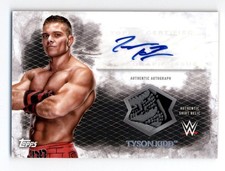 2015 Topps WWE Undisputed Autographed Relics #UARTK Tyson Kidd Patch Auto - NM