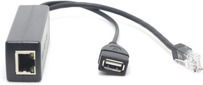 Active Poe Splitter 48V to 5V 2.4A USB Type a Female 802.3Af Power over Ethernet