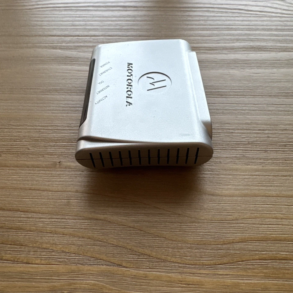 PROBADO Motorola 2210-02-1006 Internet de alta velocidad Módem DSL, Adaptador de fuente de alimentación Foto 4 de 4