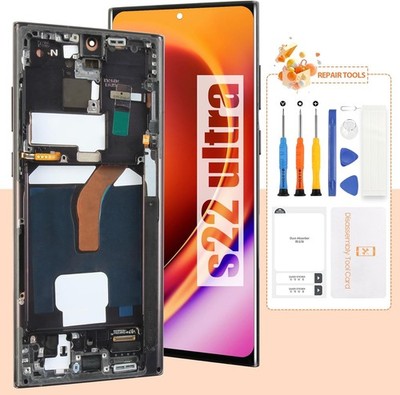 AMOLED Screen for Samsung Galaxy S22 Ultra 5G Screen Replacement S22 Ultra 5G