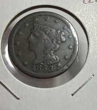 1853 1/2 Cent Braided Hair Half Cent