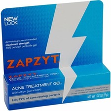 Zapzyt Maximum Strength 10 Benzoyl Peroxide Acne Treatment Gel - 1 Oz.