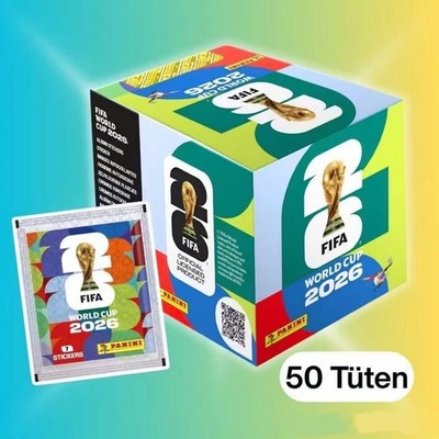 FIFA WORLD CUP 2026  Official Sticker Collection - Box of 50 Packets 【In Stock】