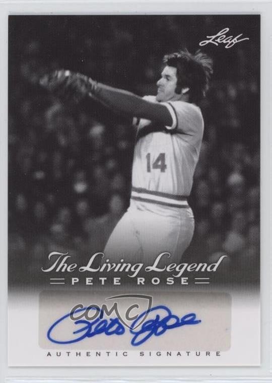 2012 Leaf Pete Rose The Living Legend Pete Rose #AU-10 Auto 0c3