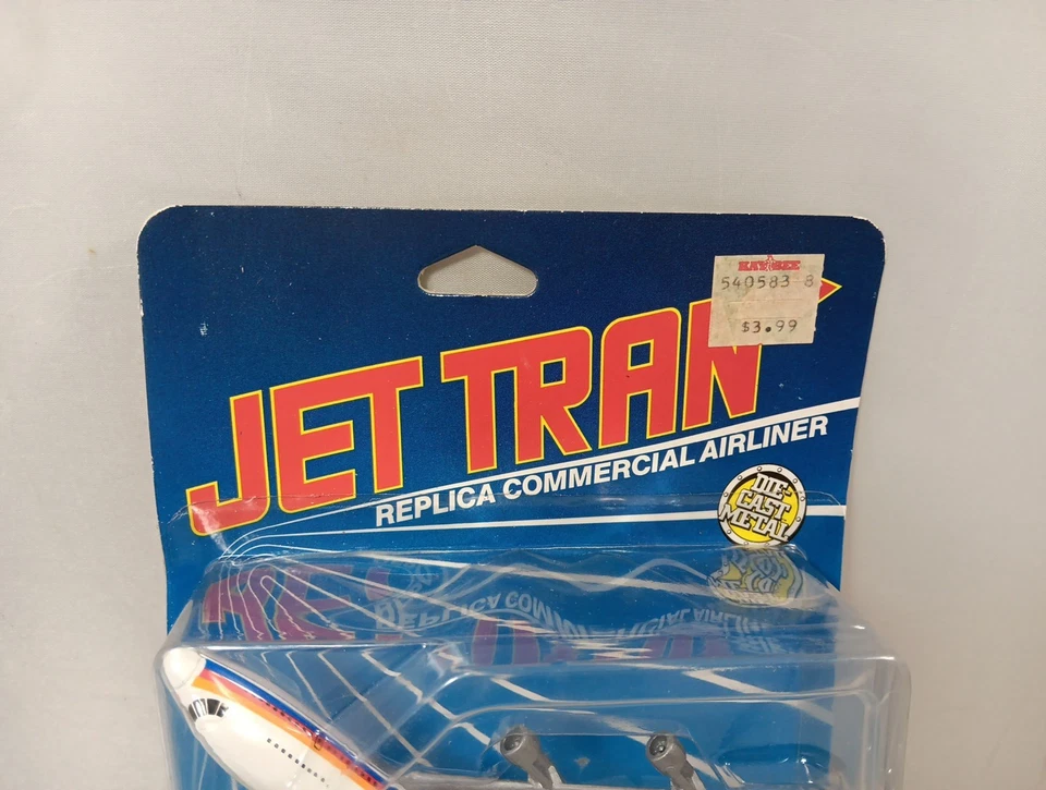 ERTL 1987 JET TRAN 747 United Airlines # 2390 -  6.5"  SEALED Die Cast - Image 2 of 4