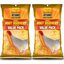 2 Pack Hothands Insole Foot Warmer 5 pair Each Value Pack