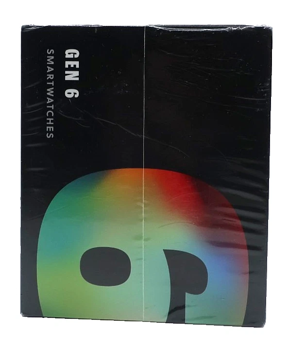 Fossil Gen 6 Smartwatch 44mm Black Silicone Stainless Steel Model FTW4061V NEW! - Image 2 of 4