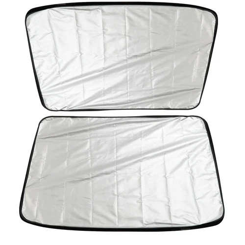 For Tesla Model Y 4Pcs Roof Sunshade Front Rear Top Windows Sun Shade Covers - Picture 4 of 15