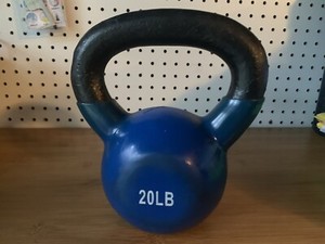 Vinyl Coated Cast Iron Kettlebell, 5 lbs to 50 Pound Weights,Kettlebell