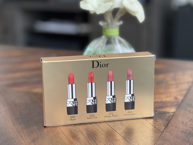 dior rouge mini lipstick set