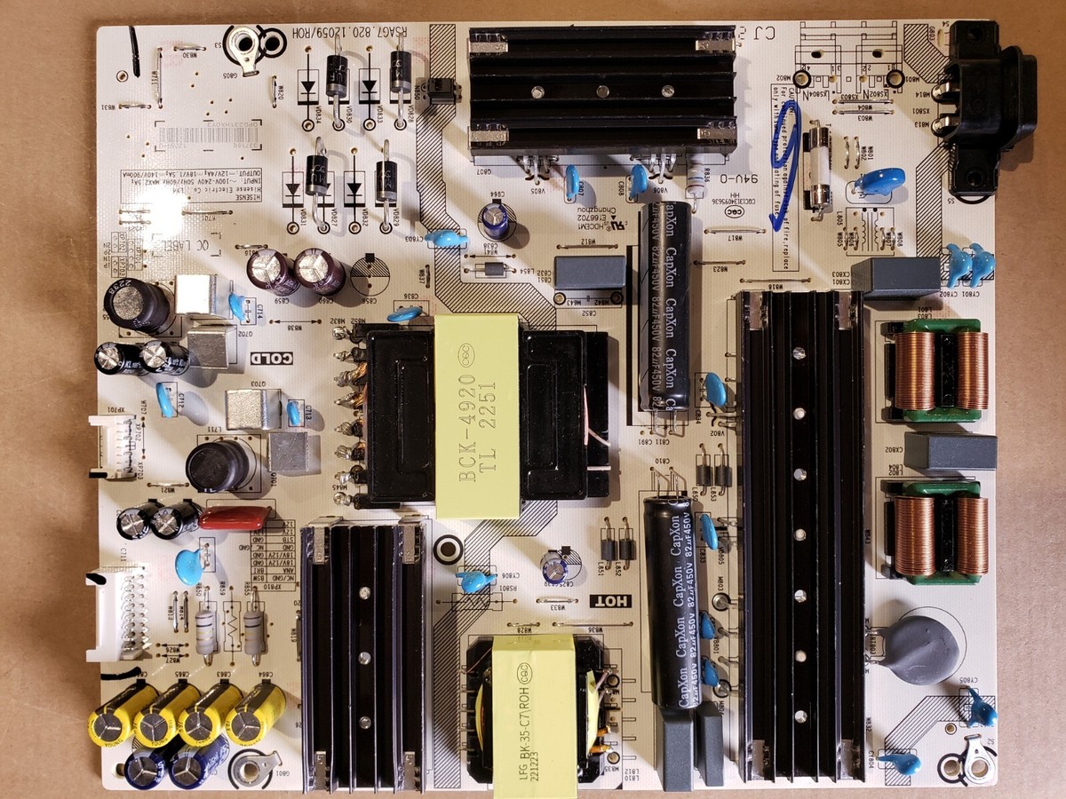 Hisense 75A55A 75E3F Power Motherboard RSAG7.820.12059 Main