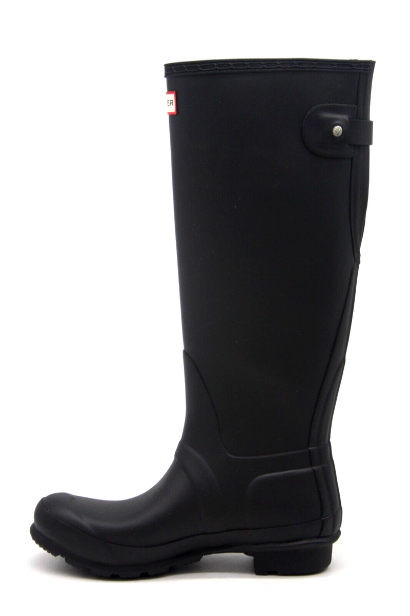 HUNTER WOMENS Original Back Adjustable BLACK SIZE 6 WATERPROOF