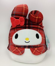 Squishmallow Kellytoy Plush Hello Kitty Sanrio 8" My Melody Plaid