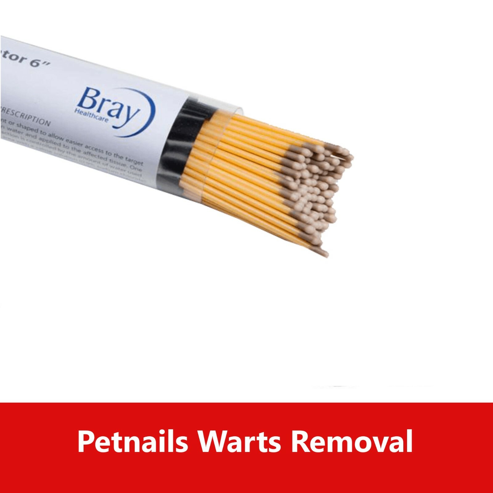 5 Silver Nitrate Sticks 6" Caustic Applicator Single Individual Sticks