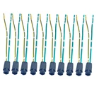 10Pcs T5 W2W 37 74 286 Car Bulb Socket Holder Pre-Wires Connector Wiring Harness