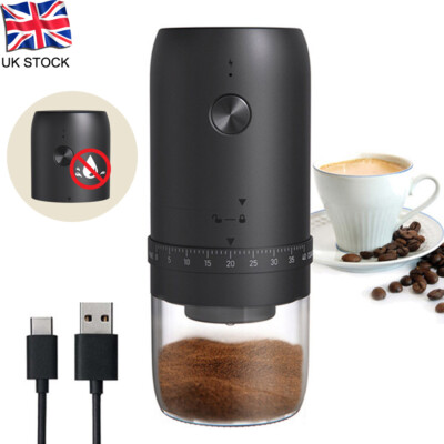 Electric Coffee Grinder Portable Electric USB Cordless Beans