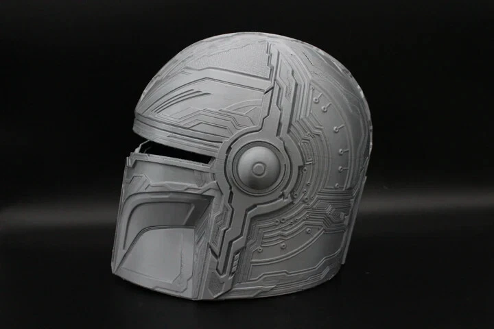 Casco Cyberpunk Techno Mando - Hágalo usted mismo impresión 3D Foto 3 de 4