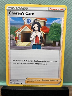 Pokemon TCG: Cheren's Care 134/172, Brilliant Stars | eBay
