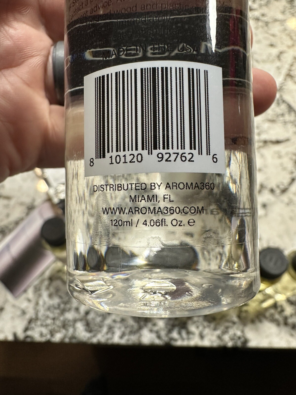 Aroma360 Silver Mini360 Diffuser With Remote Control and 7 120ml Scents