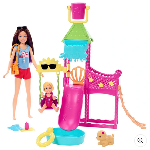 Barbie Skipper Big Babysitting Avventura Parco Acquatico Playset - Foto 12 di 24