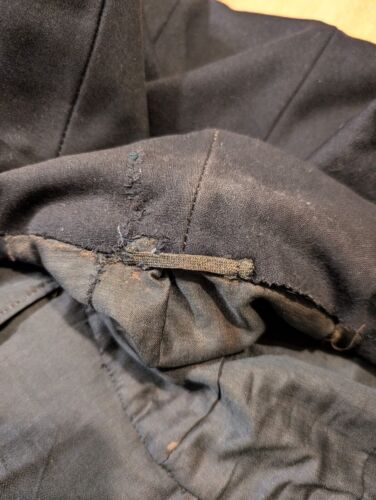 1860’S CIVIL WAR ERA MEN’S BLACK FROCK COAT - Picture 6 of 6