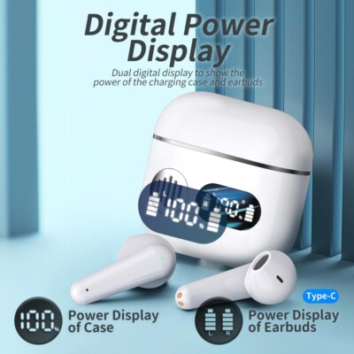 Wireless Earbuds Sport Bluetooth Headphones Stereo Earphones with ENC