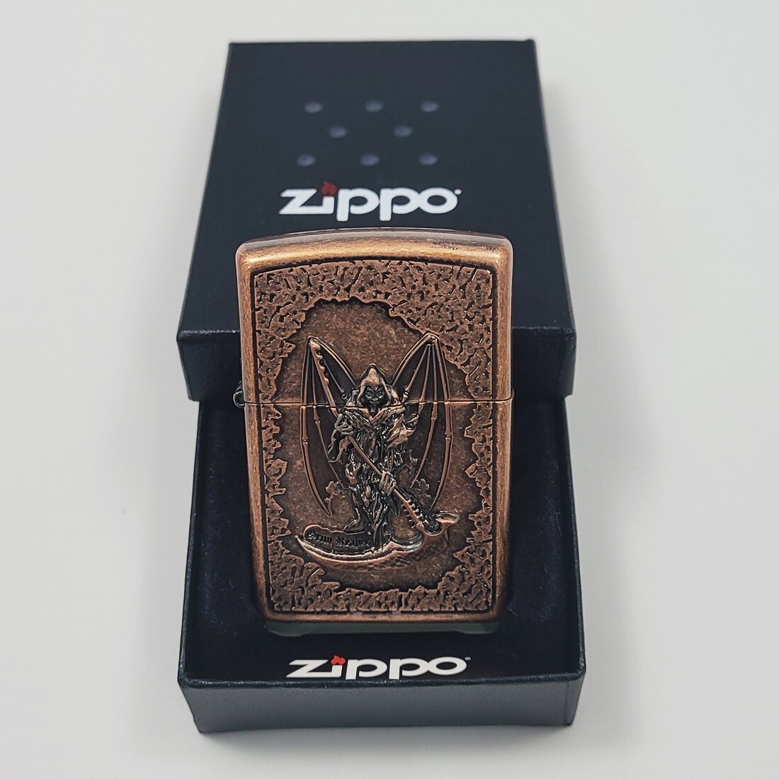 ZIPPO GRIP RUPPER Engrave Korea Design Windproof Lighter Genuine