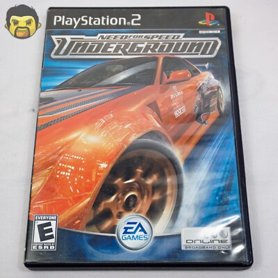 Need for Speed Underground PS2 CIB Sony PlayStation 2 Complete w/ Manual + Reg