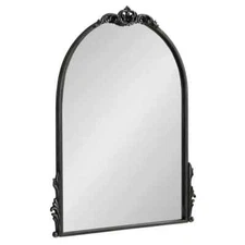 Kate and Laurel Myrcelle Decorative Framed Wall Mirror - 21x26 - Black