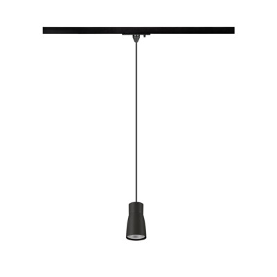 SLV PURI 2.0 Dome, 1 Pendelleuchte, GU10, Pendellänge 200cm, 1x max. 6W, schwarz