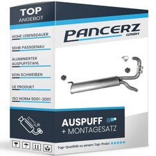 Endschalld&auml;mpfer f&uuml;r MERCEDES G-KLASSE (W463) G 300 TD 3.0 Auspuff Endtopf