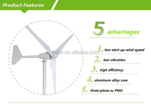20KW 3Blätter Windkraftanlage Windturbine 220V 380V Windgenerator Windräder Kit - Bild 7 von 24