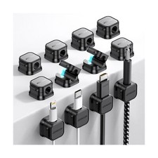 12 Pack Magnetic Cable Management Clips, Phone Electric Charging Cord Holder,...