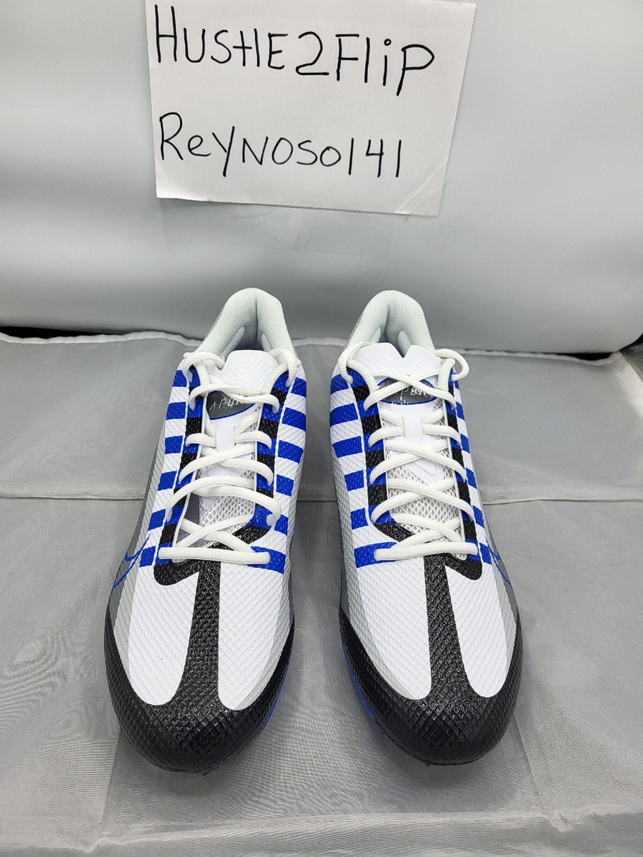 Nike Vapor Edge Speed 360 Blue White Football Cleats DQ5110-041 Men\'s Size 14 Nike Vapor Edge Speed 360 Blue White Football Cleats DQ5110  main image 4