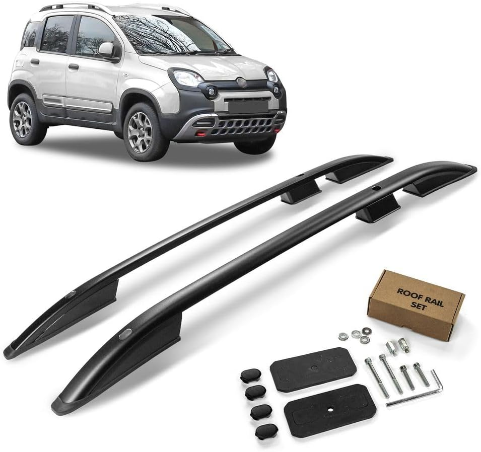 Barre Tetto Portapacchi Per Jeep Compass 2017-2025 | 2 Barre In Alluminio Grigio, Portata 75 Kg | Con Blocco Antifurto