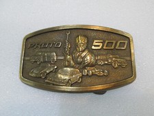 Vintage Pronto 500 Professional Mechanic Tool Brass Belt Buckle Limited Edition