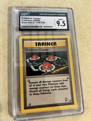 low pop pokemon cards Pokemon Center Base Set 114/130 LOW POPULATION!!