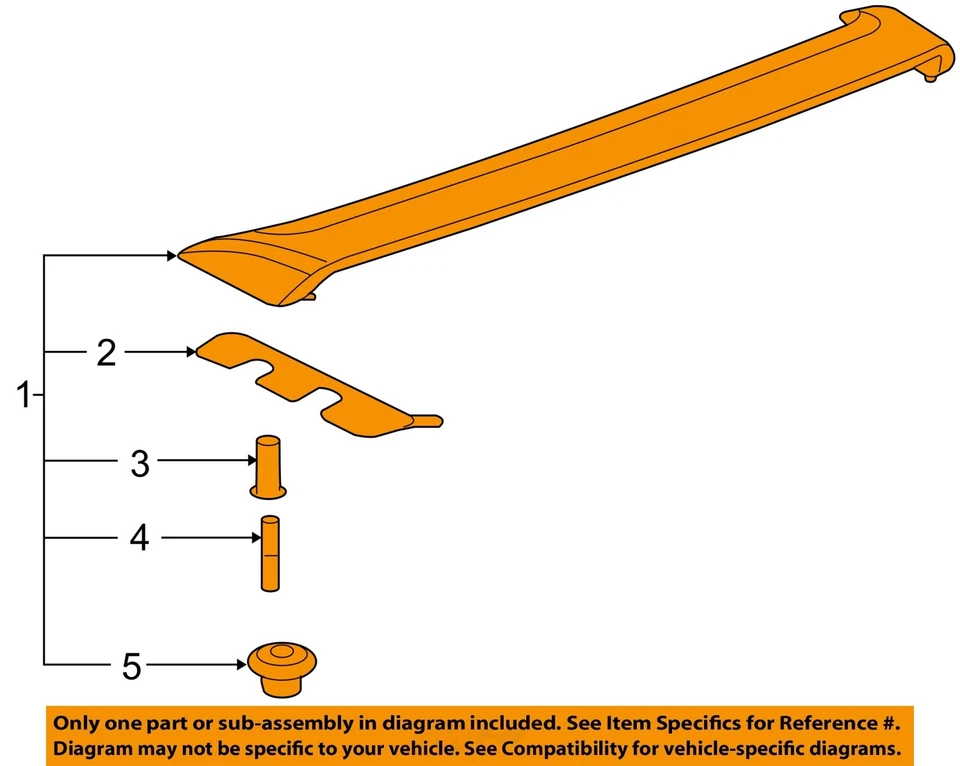 Used Deck Lid fits: 2011 Chevrolet Impala w/spoiler Grade A Foto 3 de 4