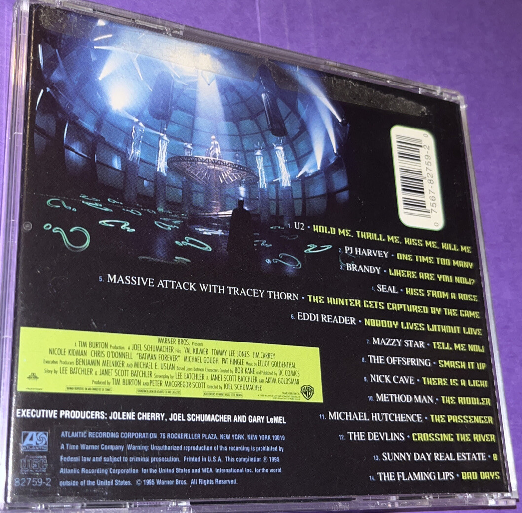 サントラ Batman Forever PJ Harvey Seal サントラ Batman Forever PJ Harvey Seal サントラ Batman