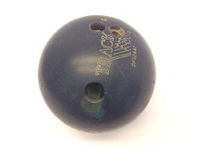 Used Bowling Ball Trackster Track 12 Pound 2F12442 Navy Blue Vintage