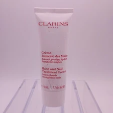 Clarins Hand Nail Treatment Cream 1.7oz Softens Strengthens DENTED SEALED TUBE