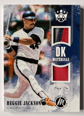 Reggie Jackson 2018 Diamond Kings DK Materials Masterpiece ''One of One'' 1/1