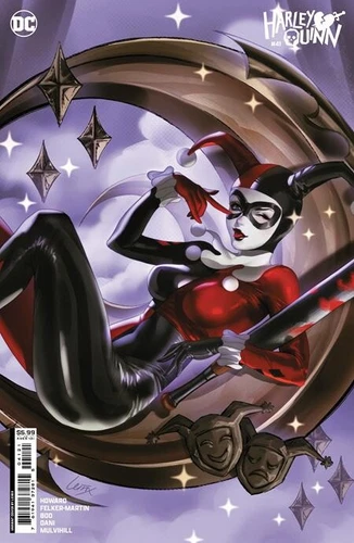 HARLEY QUINN #41 CVR B LESLEY LEIRIX LI CARD STOCK VAR 6/26/24 NM