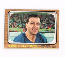 1966-67 Topps #85 Bernie Boom Boom Geoffrion - set break - NRMT