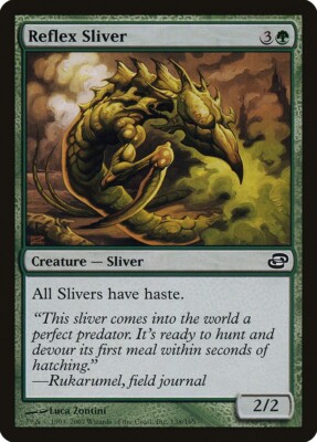 Reflex Sliver NM/M Planar Chaos Green Creature English MTG Magic Common 138