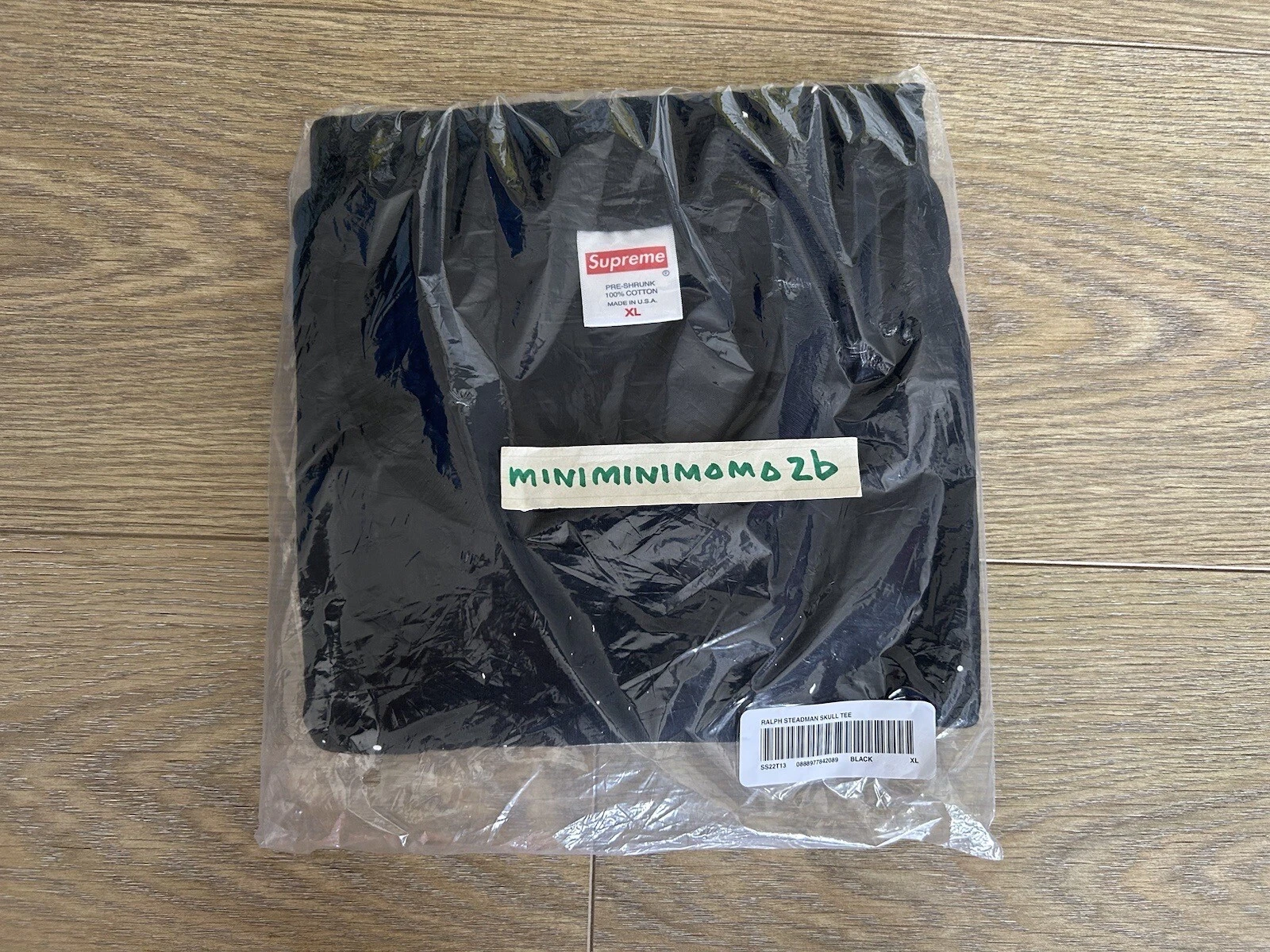 T shirt Supreme Ralph Steadman SS22 XL noir neuf