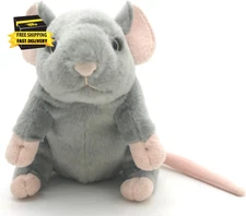 Cute Simulation Mouse Plush Toy Realistic Lifelike Rat Stuffed Animal Model Doll
